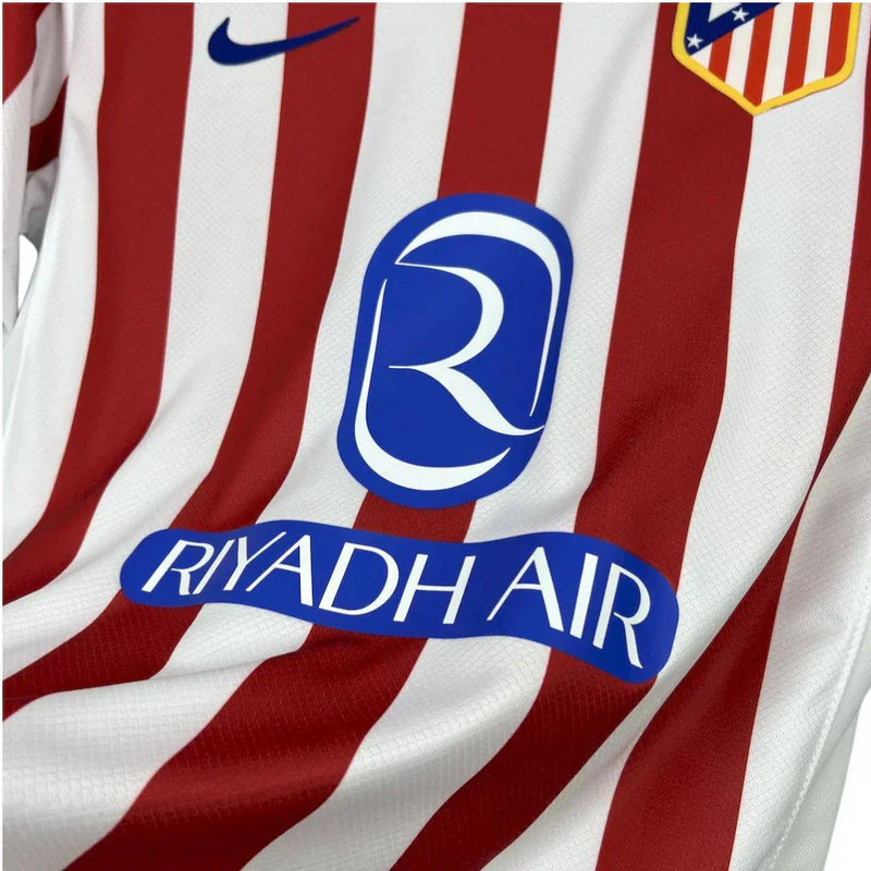 Camisa Atlético de Madrid Home 25/26 - Adidas Torcedor Masculina Lançamento